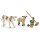 Schleich 41422  Stallpflege mit Kalb und Schäfchen