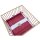 Be Bes Collection 263-34 Laufgittereinlage Wuschel rot 75/100x100cm