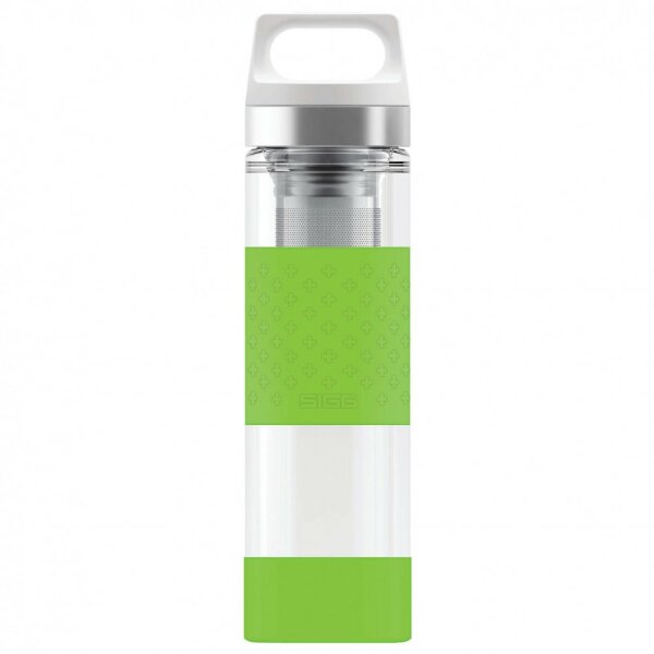 Sigg 8555.80 Thermoflasche Hot und Cold Glass WMB, 0.4 Liter, green