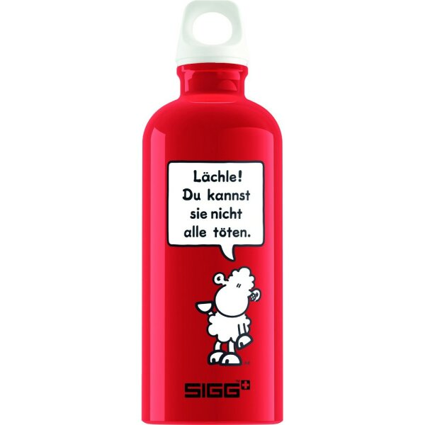 Sigg Sheepworld Lächle Trinkflasche 0,6l 8589.10