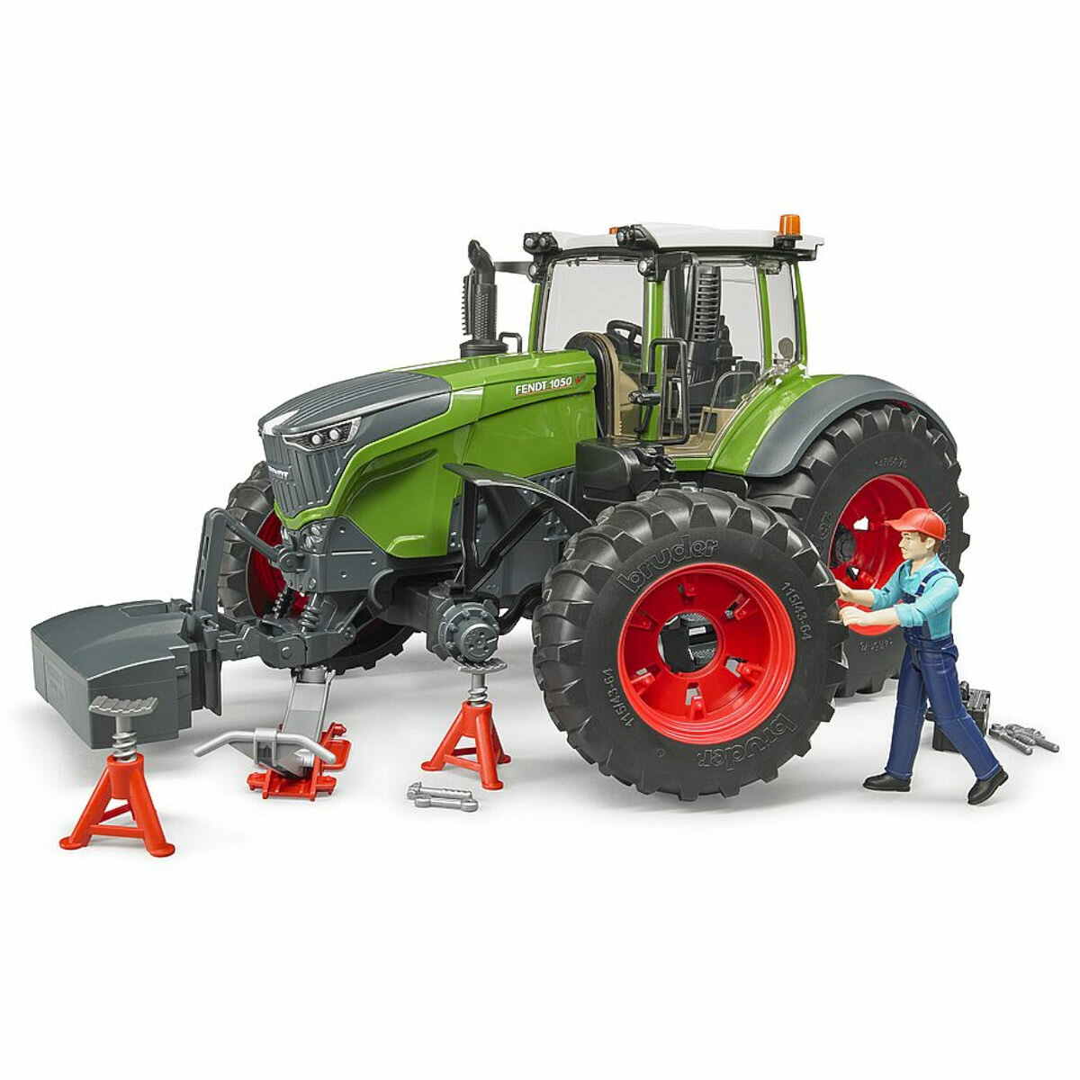 Bruder 04041 Traktor Fendt 1050 Vario mit Mechaniker und Werkstattaus,  64,95 €