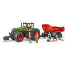 Bruder 04041 Traktor Fendt 1050 Vario mit Mechaniker und Werkstattausstattung