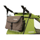 Croozer Schiebebügeltasche für Fahrradanhänger Sand grey - Meadow green