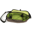 Croozer Schiebebügeltasche für Fahrradanhänger Sand grey - Meadow green
