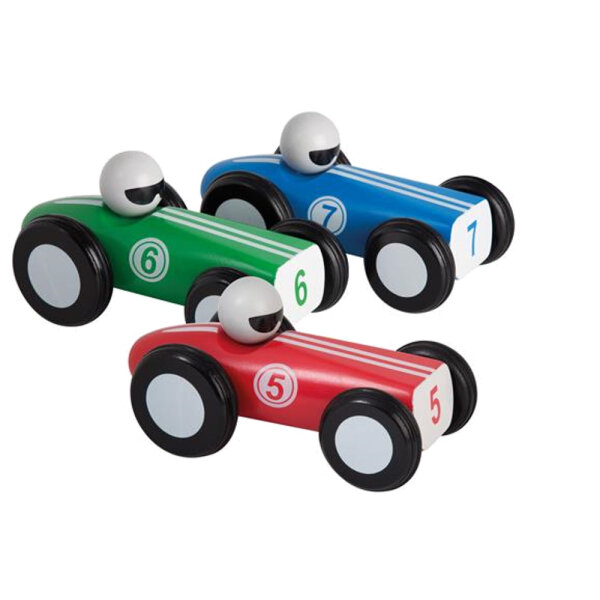 Jouéco 80047 Rennwagen, sortiert
