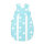 Odenwälder Jersey-Schlafsack prima klima white stars frozen minze, Größe:70
