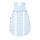 Odenwälder Jersey-Schlafsack prima klima springing dots sky blue, Größe:70