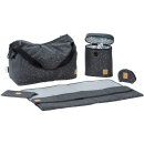 Lässig Wickeltasche Casual Twin Bag - Triangle Dark Grey