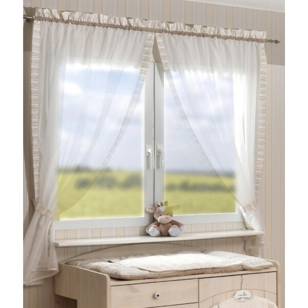 Bebes Collection 935-28 Vorhang Butterfly Braun 100x240cm