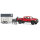Bruder 02501 RAM 2500 Power Wagon mit Pferdeanhänger und Pferd