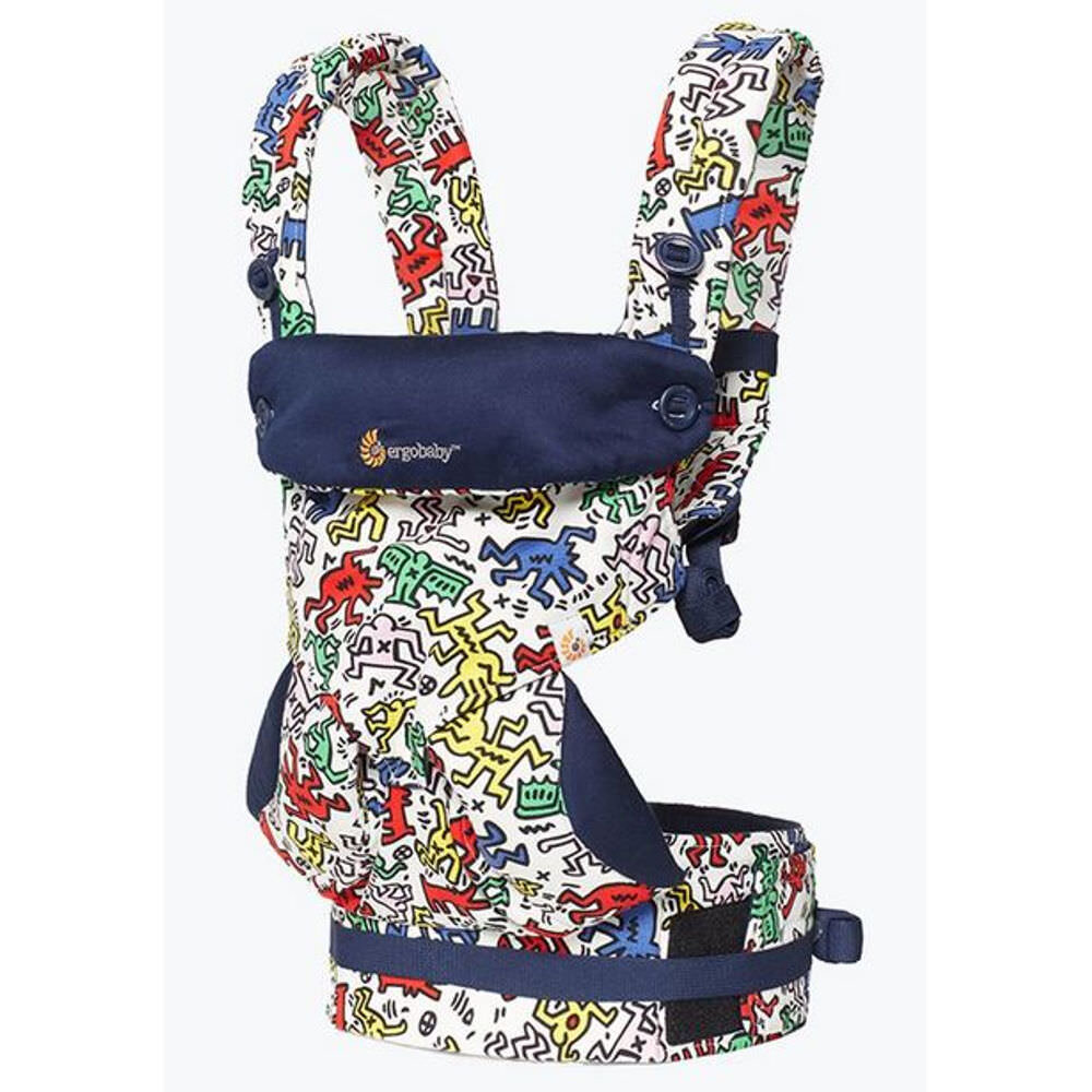 Ergobaby BC360AKHWHT Babytrage - Original 360 - Keith Haring Pop 
