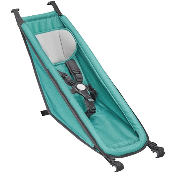 Croozer Babysitz für Kid Plus / Kid Modell artic green ab...