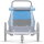 Croozer Sonnenschutz für Fahrradanhänger Kid Plus/ Kid for 2 Ocean Blue