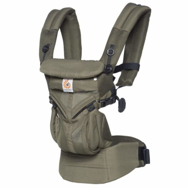 Ergobaby Babytrage Omni 360 Cool Air Khaki Green