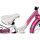 Bikestar Classic Kinderfahrrad 16 Zoll - Pink Weiß