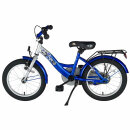 Bikestar Classic Kinderfahrrad 16 Zoll - Silber Blau