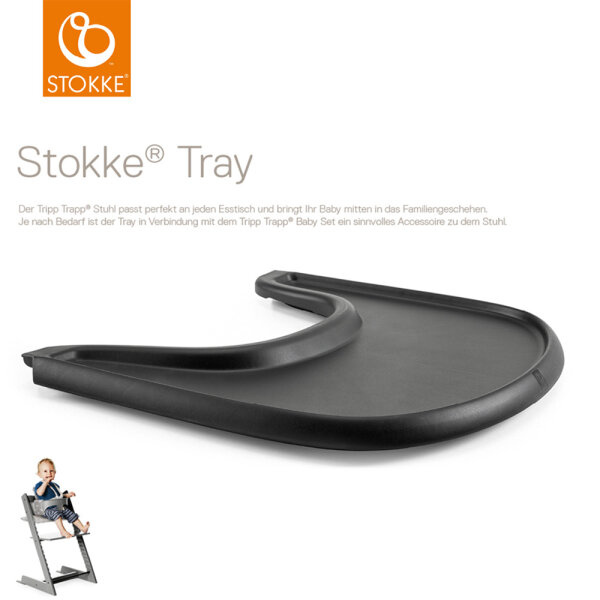 Stokke Tray für Hochstuhl Tripp Trapp black
