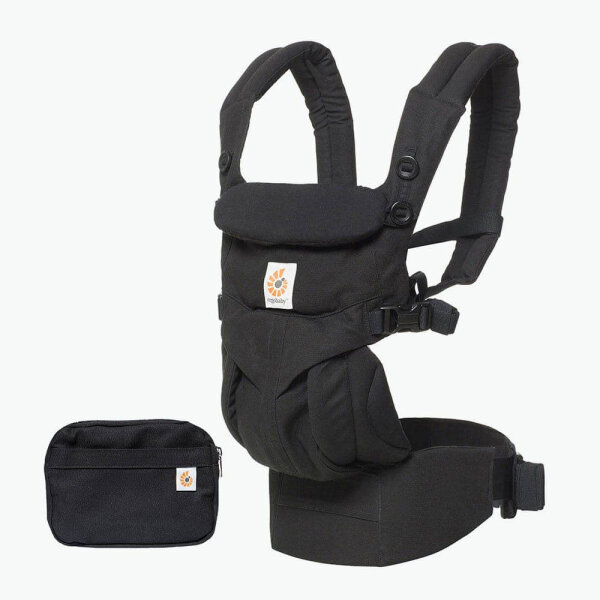 Ergobaby Alleskönner Omni 360-Babytrage Pure Black
