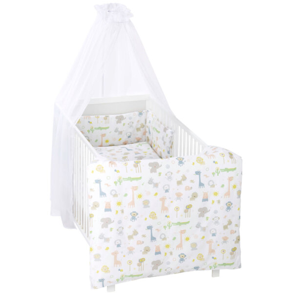 Alvi Bettset 100x135cm Zootiere bunt
