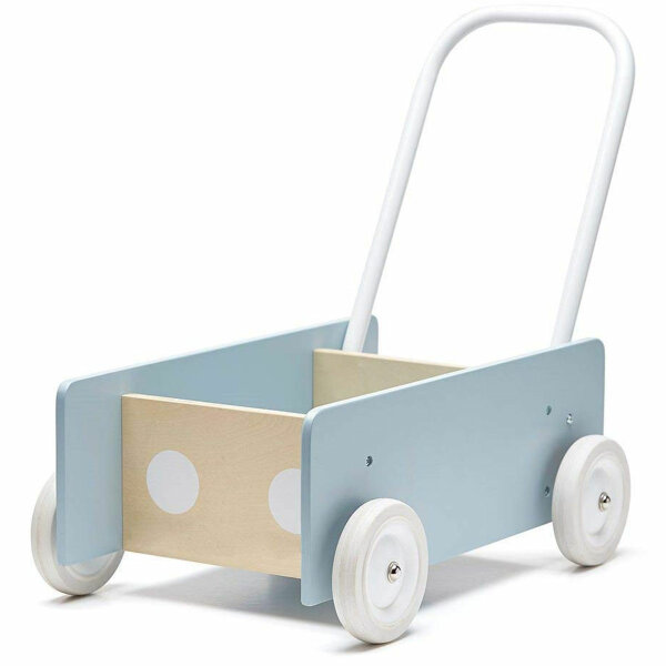 Kids Concept Lauflernwagen blau/grau