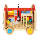 GOKI Puppenbauwagen mit Zubehör
