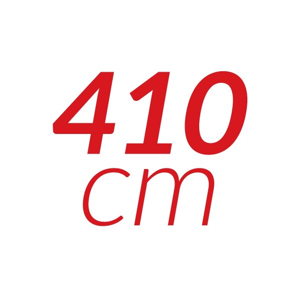 410 cm