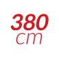 380 cm